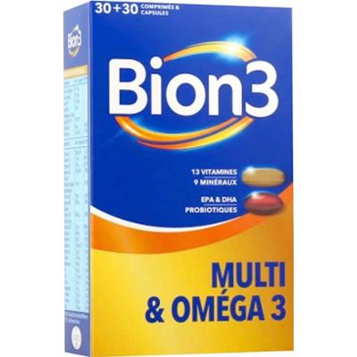 Bion3 Wiele i Omega 3 30 tabletek + 30 kapsułek