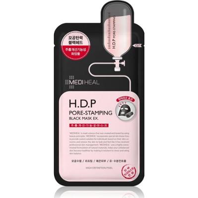 MEDIHEAL Black Mask HDP Pore-Stamping Mask w płachcie zwężająca pory 25 ml