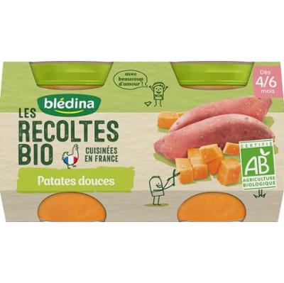 Blédina Les Récoltes ORGANIC Od 4/6 miesiąca - Słoiki Warzywne - Słodkie Ziemniaki 2x130g