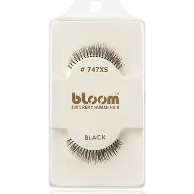 Bloom Naturalne sztuczne rzęsy z naturalnych włosów nr 747XS (czarne) 1 cm