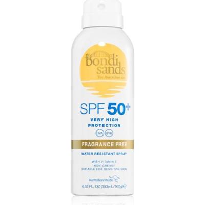 Bondi Sands Spf 50+ Bezzapachowy spray ochronny do opalania Spf 50+ 160 G