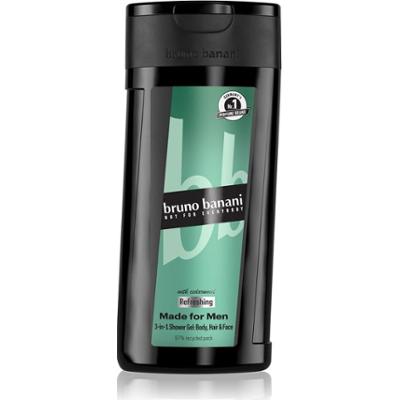 Bruno Banani Odświeżający żel pod prysznic 3 w 1 dla mężczyzn 250 ml