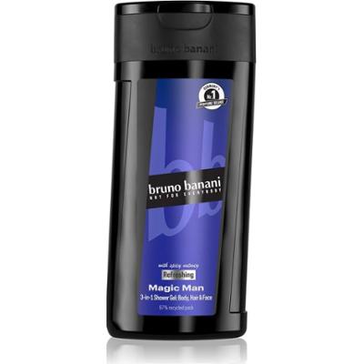 Bruno Banani Magiczny odświeżający żel pod prysznic 3 w 1 dla mężczyzn 250 ml