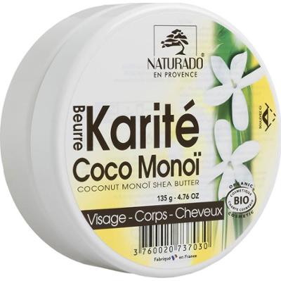 Naturado Organiczne Masło Shea Kokosowe Monoi 135g