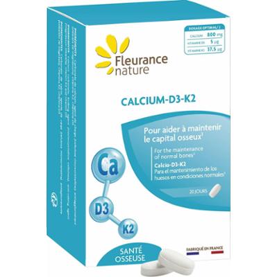 Fleurance Nature Wapń - D3 - K2 60 tabletek