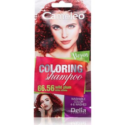 Delia Cosmetics Cameleo Szampon koloryzujący do włosów farbowanych 66.56 Wild Śliwka 40ml