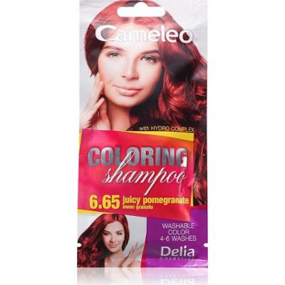 Delia Cosmetics Cameleo szampon koloryzujący do włosów farbowanych 6.65 Soczysty Granat 40 ml