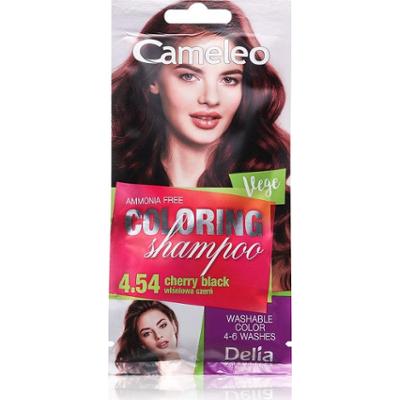 Delia Cosmetics Cameleo szampon kolorowy do włosów farbowanych 4.54 Cherry Czarny 40ml