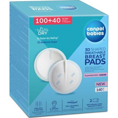 Canpol babies Wkładki laktacyjne Standard 100+ 40 Ks jednorazowe wkładki do biustonosza 140 sztuk