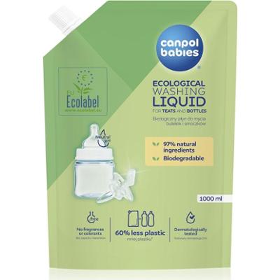 Canpol babies Ekologiczny płyn czyszczący do accessori dla dzieci wkład 1000 ml