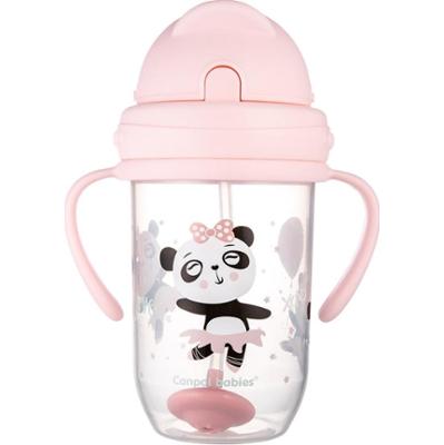 Canpol babies Kubek antyrozciekający Expert Zwierzęta egzotyczne Różowy - 270 ml