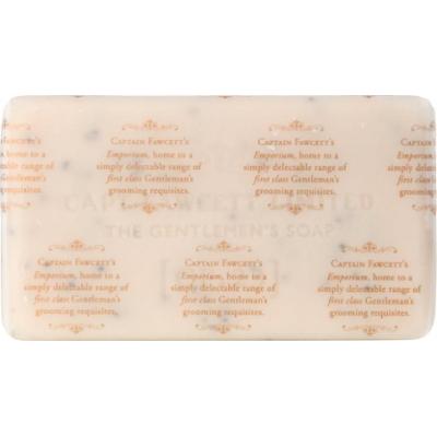 Captain Fawcett Expedition Reserve Mydło do mycia twarzy z efektem peelingu 165 g