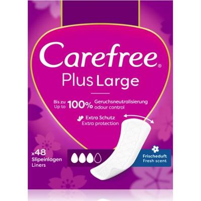 Carefree Plus Duże wkładki higieniczne - 48 sztuk
