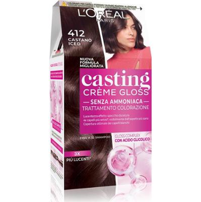 Krem do odlewania L'Oreal Paris Gloss farba do włosów kolor 412 Iced Brown