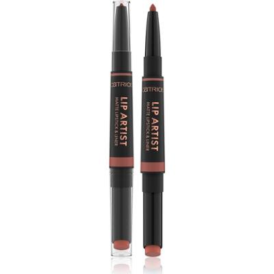 Catrice Lip Artist Matte Lipstick + Lip Pencil Matowy efekt Kolor 030 Najlepsi przyjaciele na zawsze 1,74 g