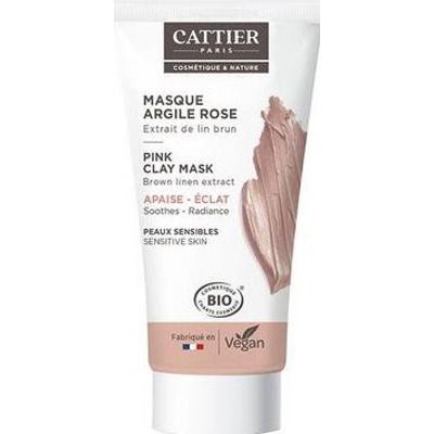 Cattier Maska z organicznym ekstraktem z brązowego lnu z glinką różową 30ml