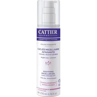 Cattier Organiczny hipoalergiczny łagodzący żel micelarny do twarzy, oczu i ust 200 ml