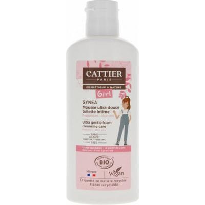 Cattier Gynea Girl Ultra delikatna organiczna pianka do mycia okolic intymnych 150 ml