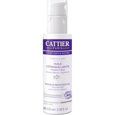 Cattier Purity Divine Organiczny olejek do demakijażu twarzy i oczu 100 ml