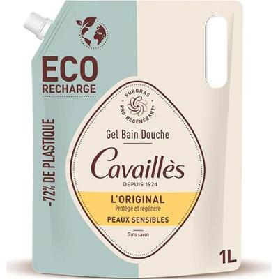 Żel pod prysznic Cavaillès - L'Original - Skóra wrażliwa 1 l - ECO-ŁADOWANIE