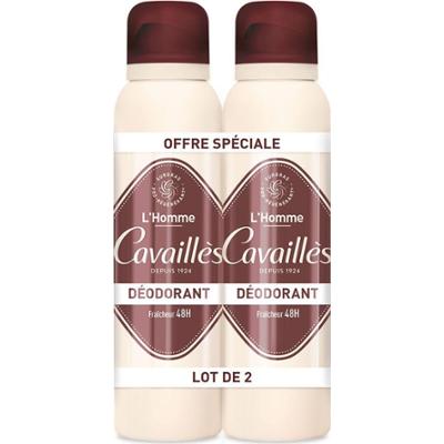 Cavaillès - L'Homme - 48H Freshness - Dezodorant w sprayu 2x150ml × 2