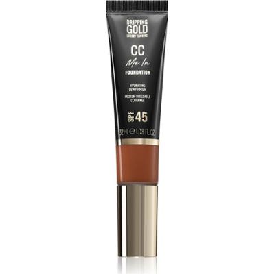 Dripping Gold CC Me In lekki podkład SPF 45 kolor Coffee 9.5 32 ml