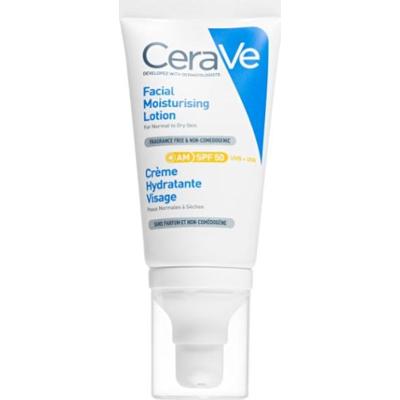 Cerave Nawilżający krem do twarzy SPF50 - skóra normalna i sucha 52ml
