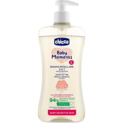 Chicco Baby Moments Sensitive szampon micelarny do ciała i włosów 500 ml