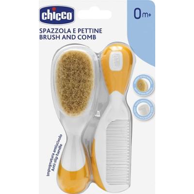 Chicco Zestaw Baby Moments 0m+ Niebieski(do włosów) 0m+ Pomarańczowy 2 szt