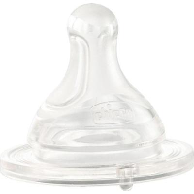 Smoczki silikonowe Physio o szybkim przepływie 4 m+ 2 szt