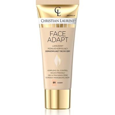 Christian Laurent Adapt nawilżający podkład wygładzający kolor 01 Ivory 30 ml