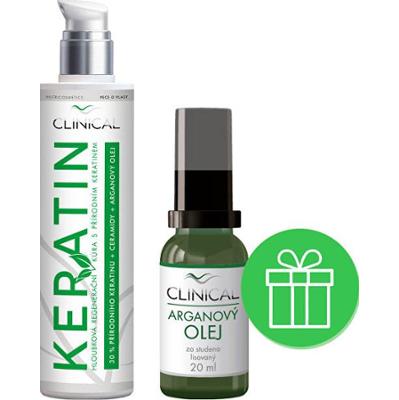 Clinical Zabieg keratynowy 100 ml + olejek arganowy 20 ml
