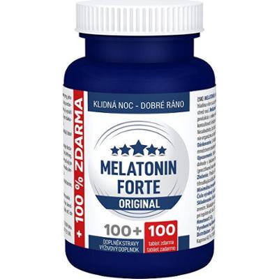 Clinical Melatonina Forte Original 100 + 100 tabletek gratis