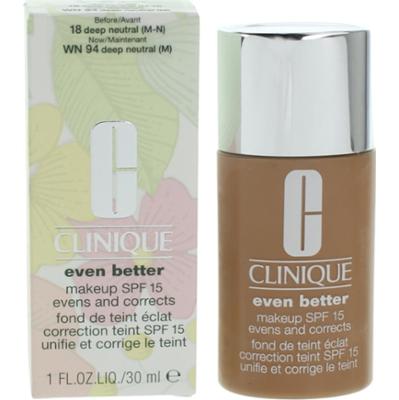 Clinique Even Better Paraben Free Moisturizing Liquid Foundation WN 94 Deep Neutral SPF 15 30 ml