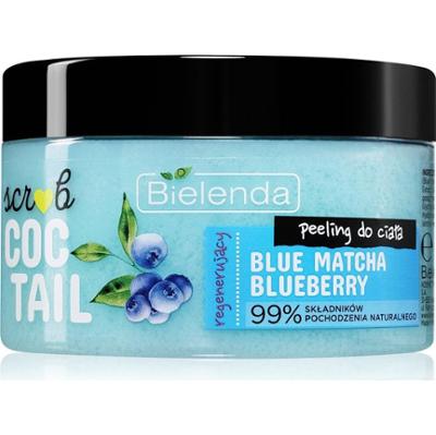 Bielenda Peeling koktajlowy Blue Matcha + Blueberry regenerujący peeling do ciała 350 g