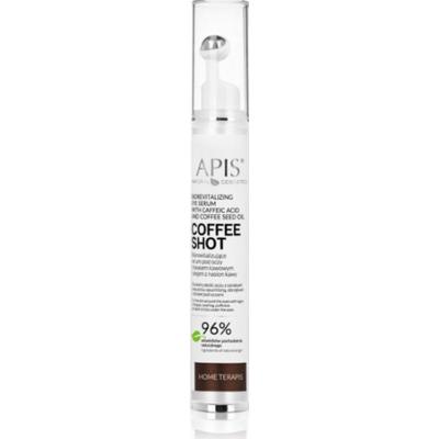 Apis Natural Cosmetics Rozświetlające serum pod oczy Shot Illuminating Eye Serum z ekstraktami z kawy 10ml