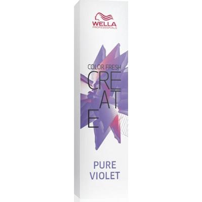 Wella Professionals Kolor Fresh Stwórz półtrwałą farbę do włosów Pure Violet 60ml