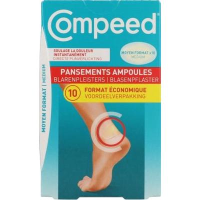 Compeed Plastry na pęcherze, średnia pięta, 10 plastrów