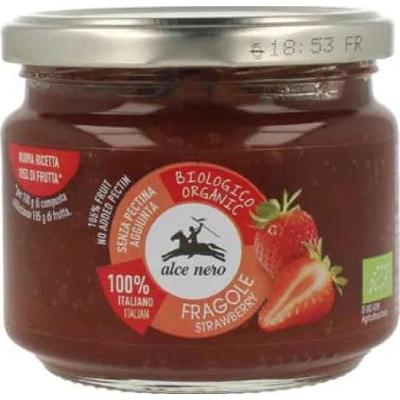Alce nero Organiczny kompot truskawkowy spa Alce Nero 270g
