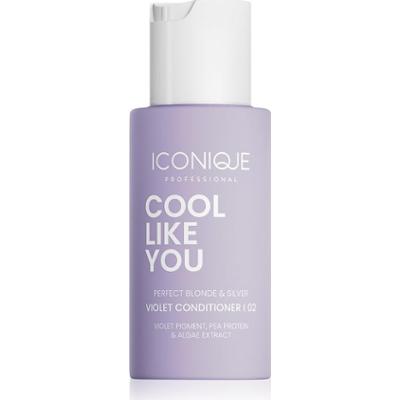 ICONIQUE Professional FAJNY JAK TY Idealny Blonde & Silver Violet neutralizująca odżywka do żółtych tonów 70 ml