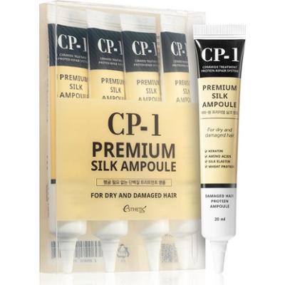 CP-1 Premium Silk kuracja regenerująca bez spłukiwania do włosów zniszczonych i suchych 4x20 ml