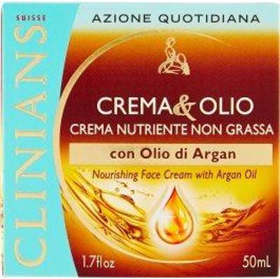 Clinians Crema&Olio Nietłusty krem odżywczy z olejkiem arganowym 50ml