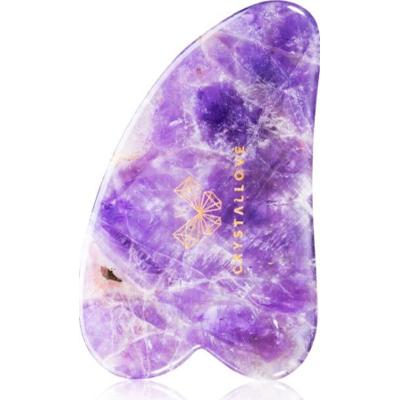 Crystallove Ametyst Gua Sha narzędzia do masażu 1 szt