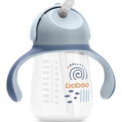 Baboo Blue Haze 9m+ 260ml silikonowy kubek ze słomką