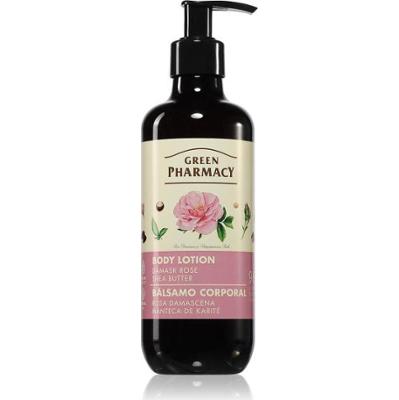 Green Pharmacy Balsam do ciała z różą damasceńską i masłem shea odżywcze mleczko do ciała 400 ml