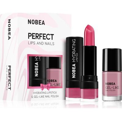 NOBEA Zestaw Day-to-Day Perfect Moisturizing Lipstick i Nail Lakier