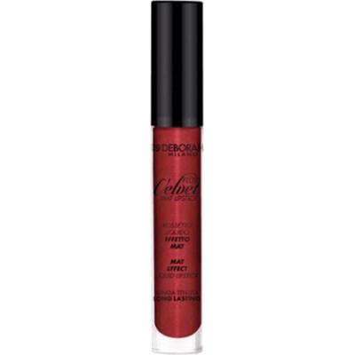 Deborah matowa pomadka w płynie velvet fluid 51 Metal Red 45 g