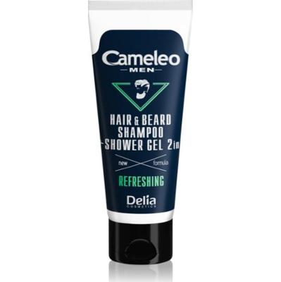 Delia Cosmetics Cameleo Szampon i żel pod prysznic dla mężczyzn do włosów, brody i ciała 150 ml