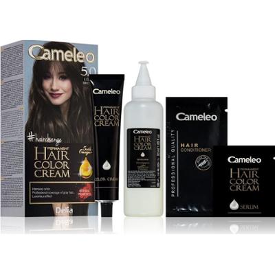 Delia Cosmetics Cameleo Omega Trwała farba do włosów Color 5.0 Jasny Brąz