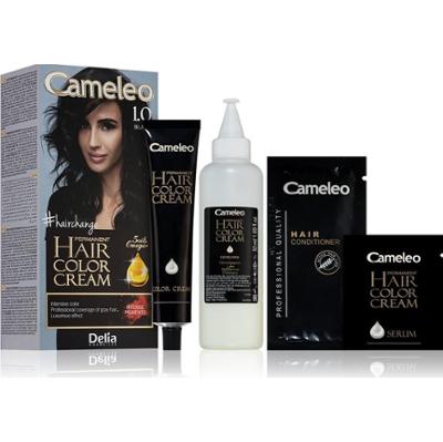 Delia Cosmetics Cameleo Omega Trwała farba do włosów Color 1.0 Black